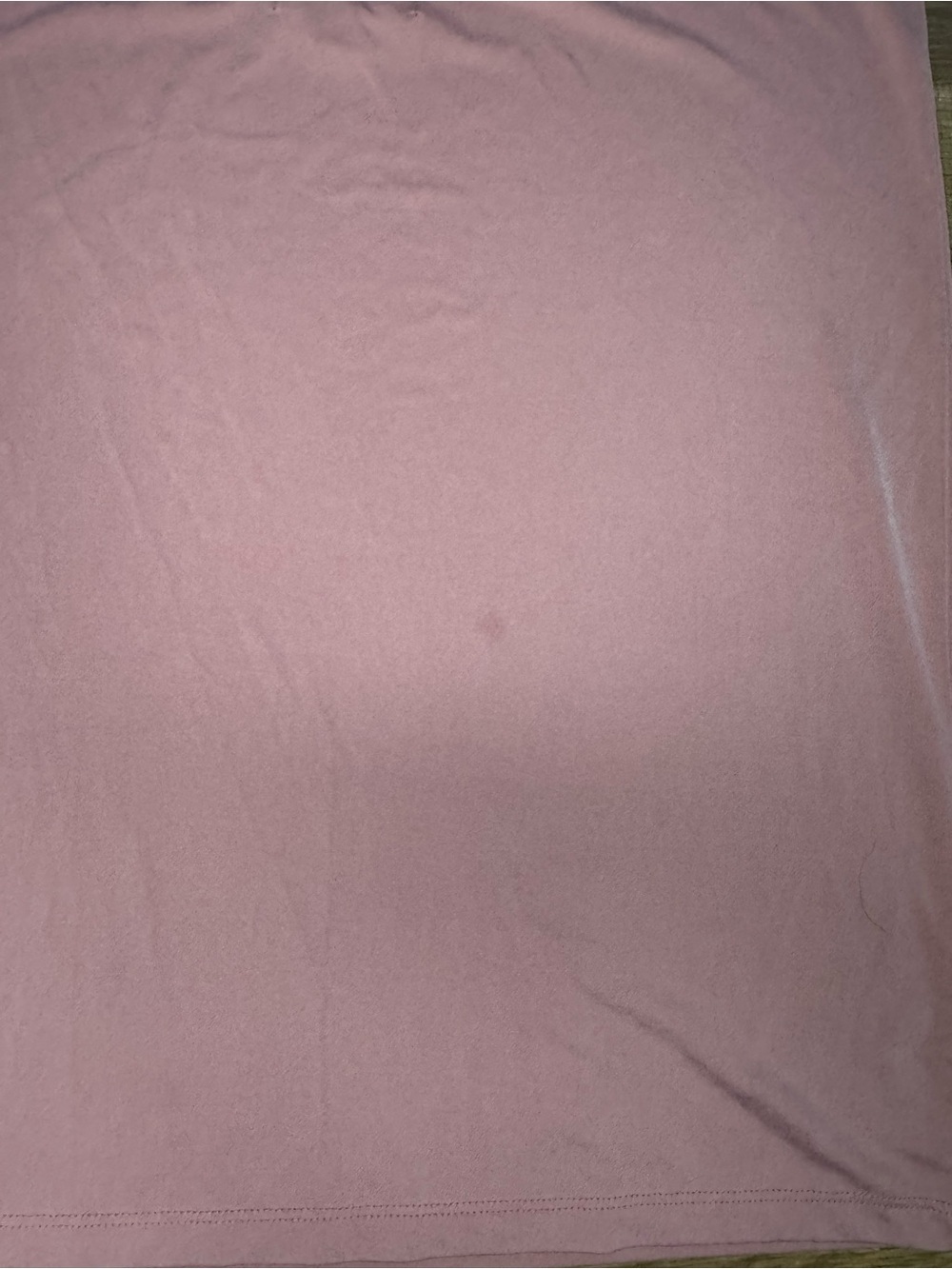 Dusty Rose Crisscross Back Mini Dress Size Small Soft Stretch Spaghetti Strap - Picture 5 of 6